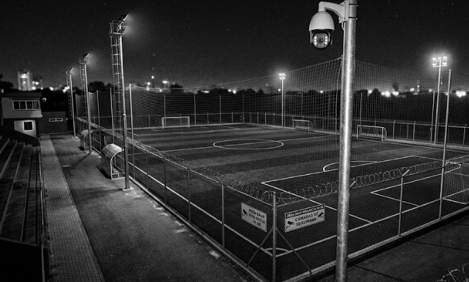 Videovigilancia nocturna en clubes: canchas, vestuarios y perímetros